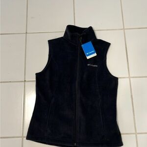 Columbia Charcoal Fleece Vest